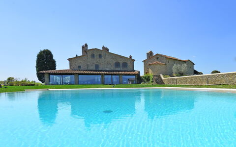 Villa Agazzi: Piscina, Propiedad, Edificio, Inmuebles, Agua, Villa, Cielo, Reflexión, Vacaciones, Casa