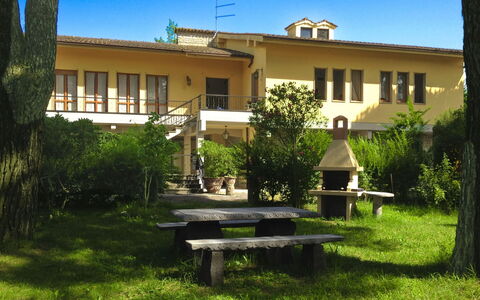 Villa Quattro Mori: Jardín, Césped, Paisajismo, Sombra, Mueble Para Exteriores, Parque, Hacienda, Inmuebles, Yarda, Eco Hotel