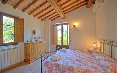 Casa Maria Luisa: Habitación, Cama, Propiedad, Habitación, Mueble, Marco De La Cama, Sábana, Techo, Edificio, Casa