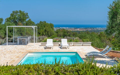 Villa Butterfly: Azul, Jardín, Sombra, Paisajismo, Diseño, Recurso, Mueble Para Exteriores, Patio Interior, Eco Hotel